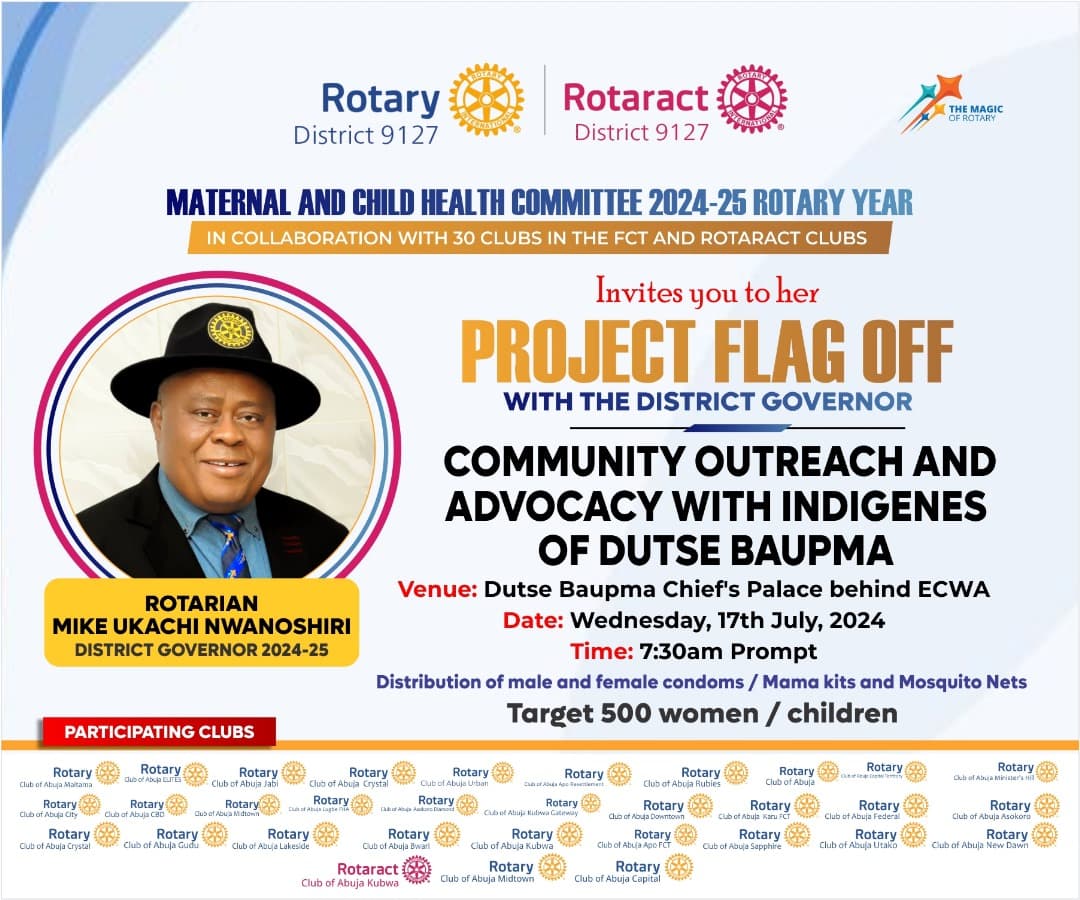 District 9127 Maternal and Child Health Initiative 2024-25